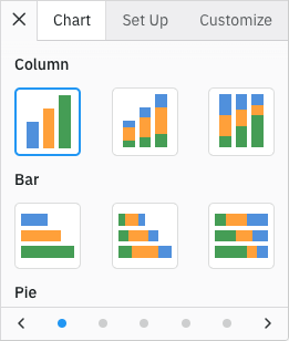 Chart Settings Panel